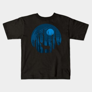 Night in the Forest Kids T-Shirt